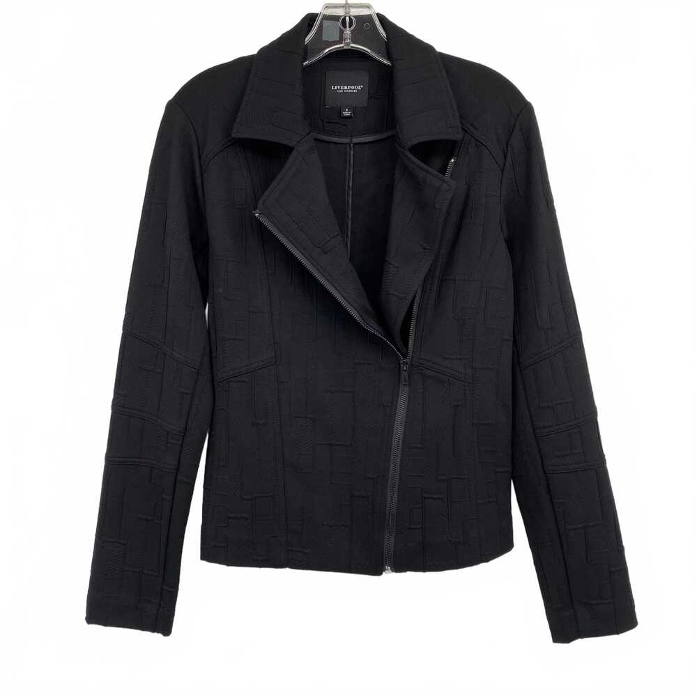Liverpool Jeans Company Black Jacquard Utility Jacket | Womens S